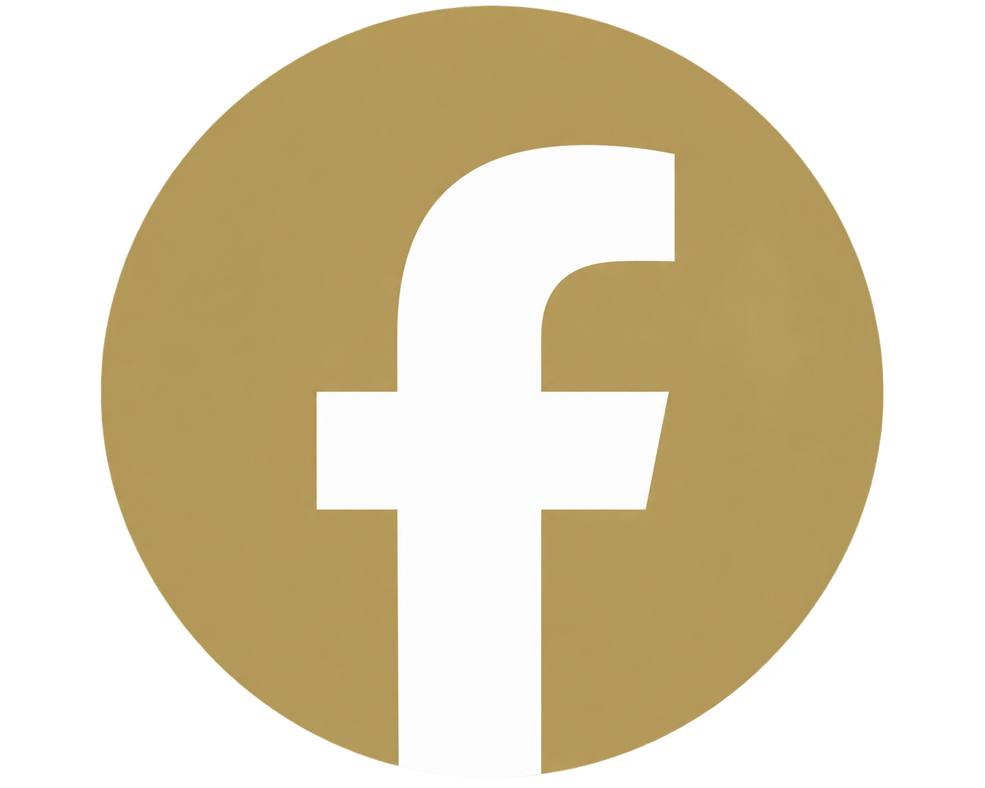 Facebook logo in gold and white colors, linking to relationship-glue facebook page
